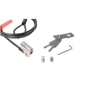 Kensington Clicksafe Keyed Twin Lock - Security Cable Lock Set