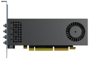 LUMA Series fanned 50w low-profile PCIe x16 (x8 electrical) Graphics card based on Intel A310 GPU