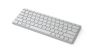 Designer Compact Keyboard - Bluetooth - Glacier - Qwertzu Swiss-lux