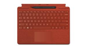 Surface Pro Signature Keyboard With Slim Pen 2 - Poppy Red - Qwerty Int'l