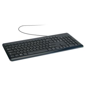Slim Internet Multimedia Keyboard USB Silver/ Black Qw Uk Layout