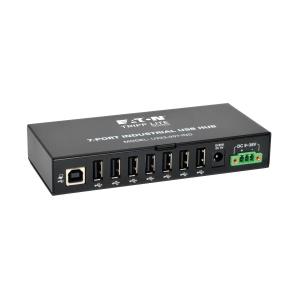 TRIPP LITE USB 2.0 Hi-Speed Hub 7-Port Rugged Industrial with 15KV ESD Immunity and metal case Mountable