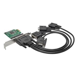 TRIPP LITE DB9 (RS-232) Serial Pci-e Card 4-Port with Breakout