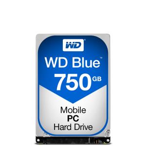 Hard Drive WD Blue Mobile 750GB 2.5in SATA 6Gb/s 5400Rpm 8MB Buffer