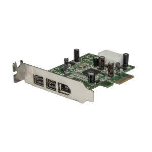 Firewire Card Adapter 3 Port 2b 1a Low Profile 1394 Pci-e