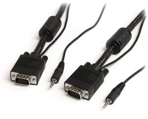 Coax High Resolution Monit Vga Cable With Audio 2m