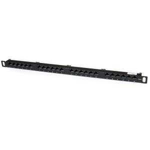 Patch Panel Half U / 0.5u Rack Mount At5e Network 24port