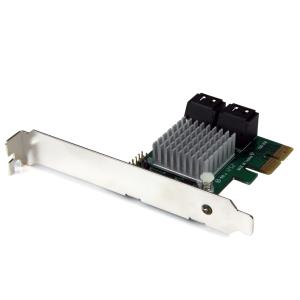 4 Port Pci-e SATA III Raid Controller Card /w Heatsink