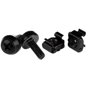 M6 Cage Nuts For Server Rack Cabinet - 50 Pack Black