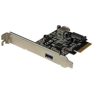 2-port USB 3.1 (10gbps) Card - USB-a, 1x External, 1x Internal - Pci-e