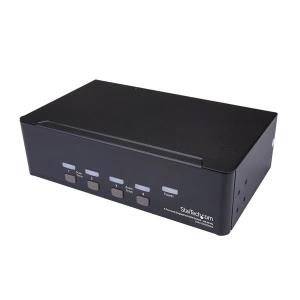 KVM Switch - Dual DisplayPort 4-port - 4k 60hz