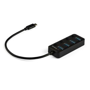 USB-c Hub - 4-port USB C Hub-4x USB-a Individual On/off Switches