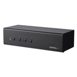 KVM Switch - Dual-monitor 4-port DVI With USB 3.0 Hub