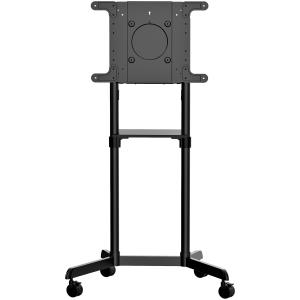 Mobile Tv Cart - For 37-70 Tvs- W/shelf Storage - Rotate/tilt