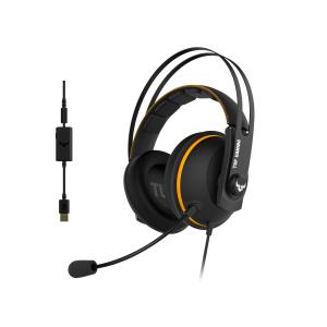 Headset TUF Gaming H7 - Stereo - 3.5mm/USB 2.0 - Black/Yellow