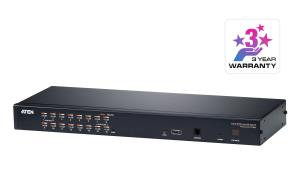 KVM Switch Over Ip 16 Port Cat-5 High Density Daisy Chain