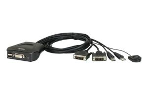 KVM 2 Port DVI Cable