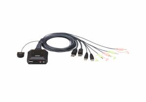 2-port KVM Switch Black