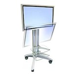 Lx Large Display Cart Silver