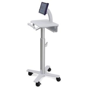 CS / Styleview Tablet Cart Sv10 Non-powered (white And Aluminum)