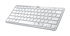 Wireless Keyboard Nado - Bluetooth - White - Qwerty Us / Int'l