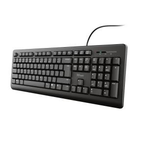 Keyboard Primo - USB - Black - Qwerty Us / Int'l