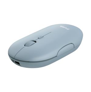 Puck Rechargeable Bluetooth Wireless Mouse Blue