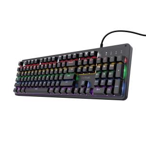 Keyboard Gxt 863 Mazz Mechanical - USB - Black - Qwerty Uk