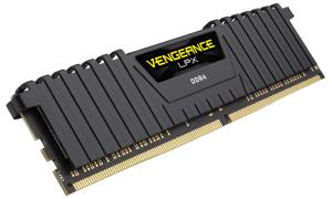 Memory 8GB Ddr4 2400MHz Unbuffered 14-16-16-31 Vengeance Low Profilex Black Heat Spreader