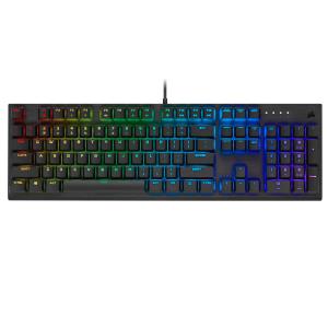 Gaming Keyboard - K60 RGB Pro Mechanical - Cherry Viola - Black Qwerty Be