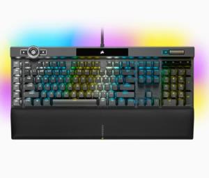 Gaming Keyboard - K100 RGB Optical-mechanical - Corsair Opx Switch - Black Qwerty Us