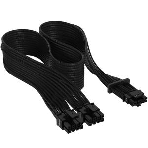Premium Individually Sleeved 12+4pin Pci-e Gen 5 12vhpwr 600w Cable Type 4 Black