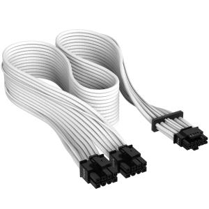 Premium Individually Sleeved 12+4pin Pci-e Gen 5 12vhpwr 600w Cable Type 4 White