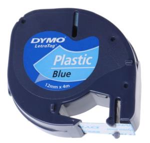 Plastic Tape Blue 12mx4mm For Letratag