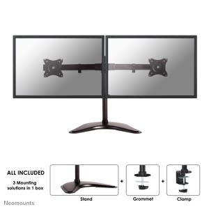 Neomounts Nm-d335dblack Desk Mount 10 - 27in