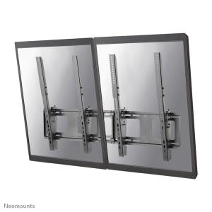 Flat Screen Wall Mount For Menu Board - 2 Screens - Portrait