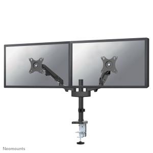 Full Motion Monitor Desk Mount For 17-27in 2 Screens - Black