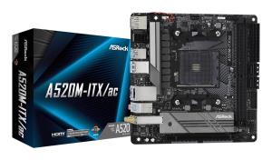 Motherboard A520m-pro4 Am4 Amd A520 2 X Ddr4 USB 3.2 SATA 3 7.1ch Hd Audio Mitx