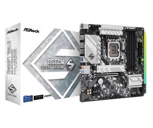 Motherboard B660m Steel Legend LGA1200 Intel B660 4 X Ddr4 USB 3.2 SATA 3 7.1ch Hd Audio MATX