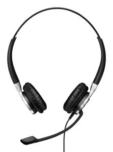 Headset IMPACT SC 668 - Stereo - Easy Disconnect (ED) - Black/Silver