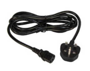 Ac Power Cable C14 Type British 3-blade