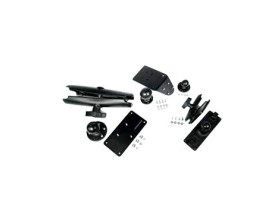 Ram Mount Kit For Keyboard & Computer For Vm2 - Plate Base/ Long Arm 330mm / Ball For Vehicle Dock Rear/ Keyboard Mount