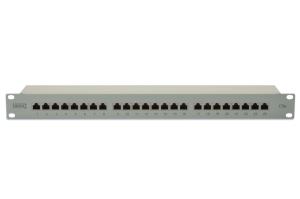 Patch panel Cat5e 24 Ports Shielded - Black (dn91524s)