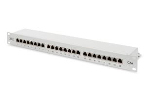 Patch panel Cat5e 24 Ports Shielded - Black (dn91524s)