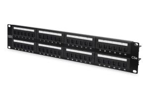 Patch panel Cat5e 48 Ports Unshielded - Black (dn91548u)