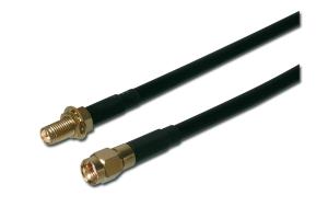 Coaxial WLAN Antenna extension cable SMA male reverse to SMA female reverse Length 5m Low Loss