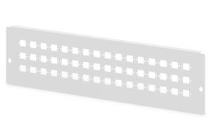 Adapter plate for DN-96800L-2, grey (RAL 7035) 48x SC-SX, LC-DX, E2000-SX