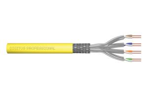 installation cable - Cat 7a - S/FTP - AWG 22/1 simplex - 1000m - Yellow - Cca