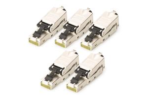 CAT6A Field Termination Plug STP dust cap TIA 568-ABProfinet 5 pcs.