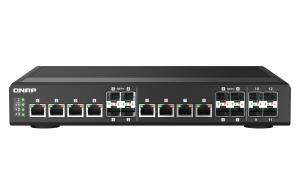 WebSwitch - QSW-IM1200-8C - 8 port 10GbE SFP+/RJ45 4 port 10GbE SFP+ RM/WM Fanless